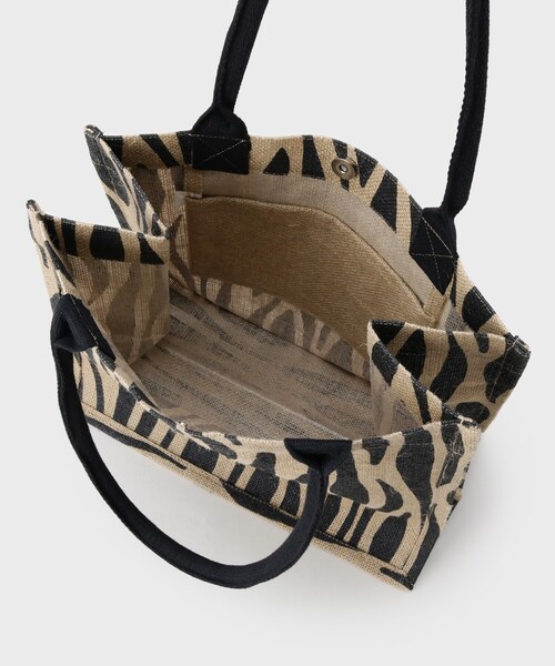 GALLEST(ギャレスト)の「【A4サイズ収納・マチたっぷり】ジュートトートバッグ/エコバッグ(トートバッグ・レディース・ベージュ/ベージュ系4/ベージュ系2/ベージュ系1・00)」の6枚目の写真