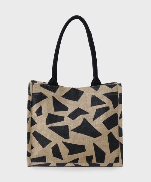 GALLEST(ギャレスト)の「【A4サイズ収納・マチたっぷり】ジュートトートバッグ/エコバッグ(トートバッグ・レディース・ベージュ/ベージュ系4/ベージュ系2/ベージュ系1・00)」の9枚目の写真