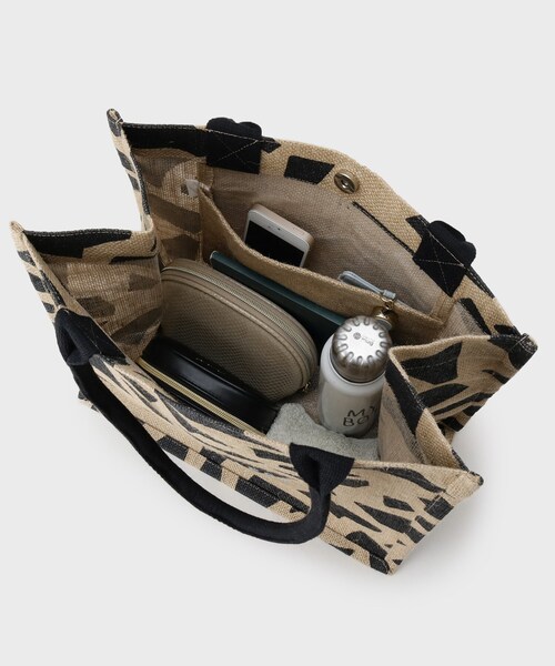 GALLEST(ギャレスト)の「【A4サイズ収納・マチたっぷり】ジュートトートバッグ/エコバッグ(トートバッグ・レディース・ベージュ/ベージュ系4/ベージュ系2/ベージュ系1・00)」の12枚目の写真