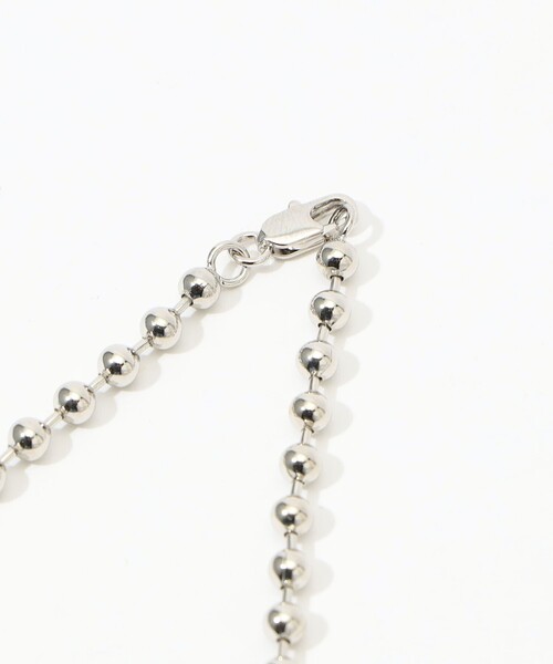 Laura Lombardi（ローラロンバルディ）の「LAURA LOMBARDI Ball Chain シルバーネックレス（ネックレス・レディース・シルバー・FREE）」の4枚目の写真