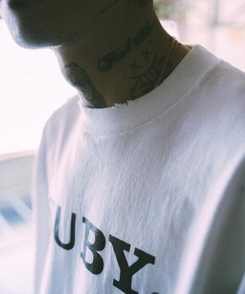 Subciety（サブサエティ）の「SUBY tee（Tシャツ/カットソー・メンズ・イエロー/ホワイト/グレー/ブラック・SMALL/MEDIUM/LARGE/X-LARGE）」の19枚目の写真