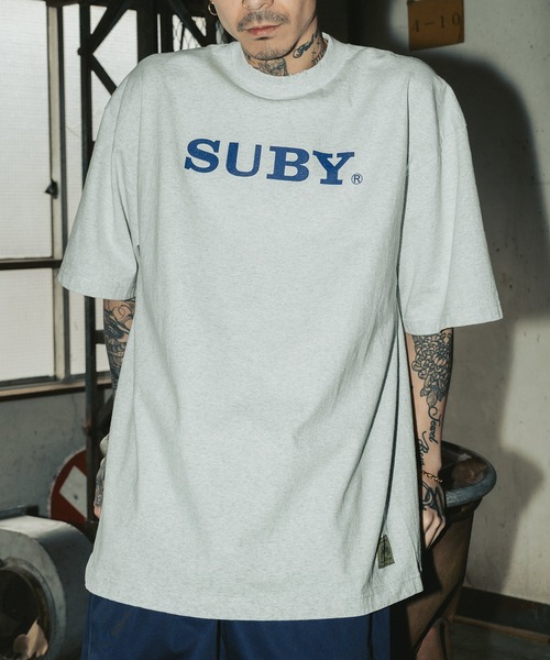 Subciety（サブサエティ）の「SUBY tee（Tシャツ/カットソー・メンズ・イエロー/ホワイト/グレー/ブラック・SMALL/MEDIUM/LARGE/X-LARGE）」の4枚目の写真