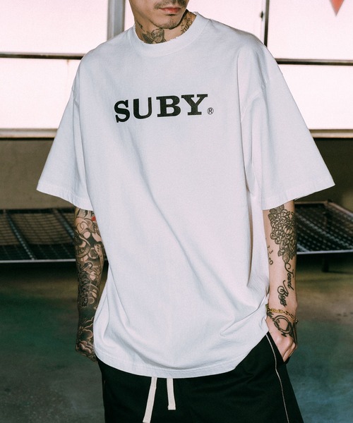 Subciety（サブサエティ）の「SUBY tee（Tシャツ/カットソー・メンズ・イエロー/ホワイト/グレー/ブラック・SMALL/MEDIUM/LARGE/X-LARGE）」の2枚目の写真