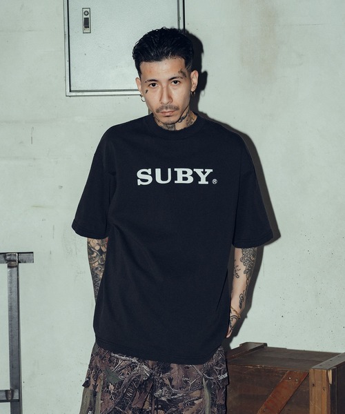 Subciety（サブサエティ）の「SUBY tee（Tシャツ/カットソー・メンズ・イエロー/ホワイト/グレー/ブラック・SMALL/MEDIUM/LARGE/X-LARGE）」の9枚目の写真