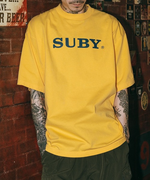Subciety（サブサエティ）の「SUBY tee（Tシャツ/カットソー・メンズ・イエロー/ホワイト/グレー/ブラック・SMALL/MEDIUM/LARGE/X-LARGE）」の11枚目の写真