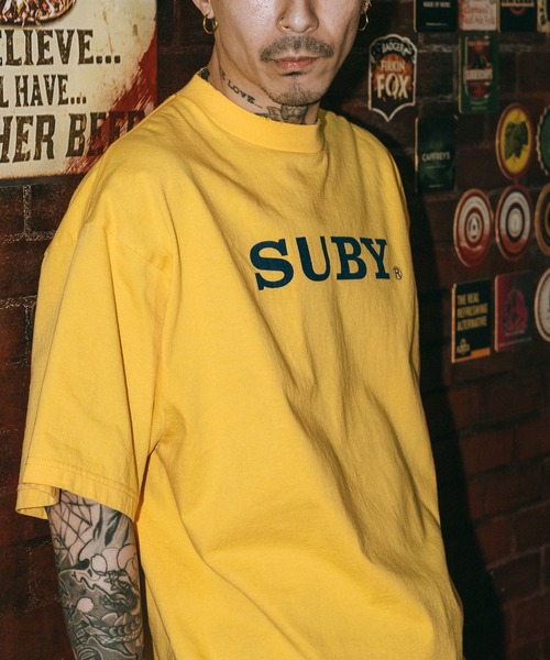 Subciety（サブサエティ）の「SUBY tee（Tシャツ/カットソー・メンズ・イエロー/ホワイト/グレー/ブラック・SMALL/MEDIUM/LARGE/X-LARGE）」の12枚目の写真
