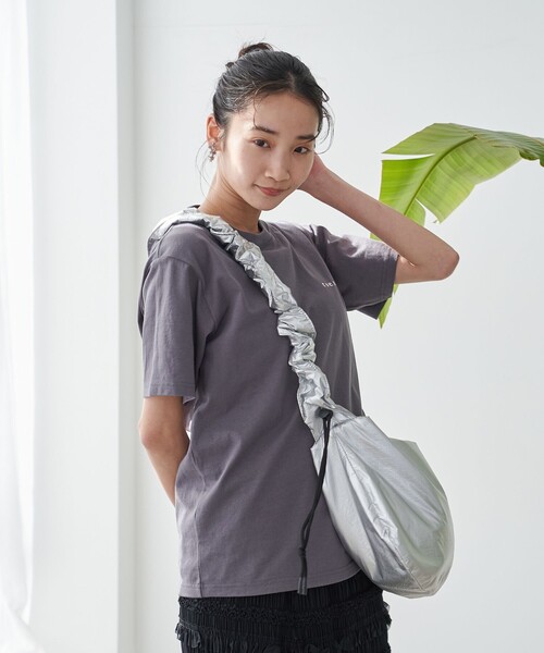 coen(コーエン)の「USAコットン COENロゴ刺繍Tシャツ(Tシャツ/カットソー・レディース・ダークグレー/ライトピンク/ブラック/オフホワイト/その他1/ロイヤルブルー・M/L)」の12枚目の写真
