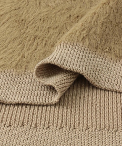 ITEMS URBANRESEARCH(アイテムズ アーバンリサーチ)の「フロントシャギーベスト(ベスト・レディース・ベージュ/ブラック/ライトベージュ・FREE)」の9枚目の写真