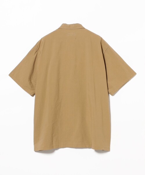 BEAMS PLUS（ビームスプラス）の「テクスチャード リップストップ ミリタリー シャツ（シャツ/ブラウス・メンズ・ネイビー/カーキ/オリーブ・M/L/XL/S）」の11枚目の写真