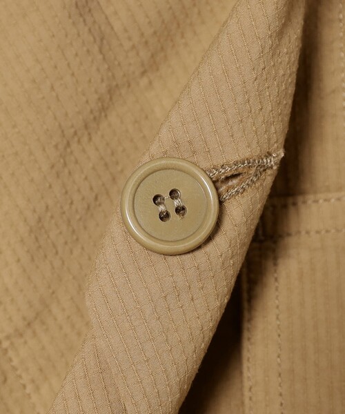 BEAMS PLUS（ビームスプラス）の「テクスチャード リップストップ ミリタリー シャツ（シャツ/ブラウス・メンズ・ネイビー/カーキ/オリーブ・M/L/XL/S）」の12枚目の写真