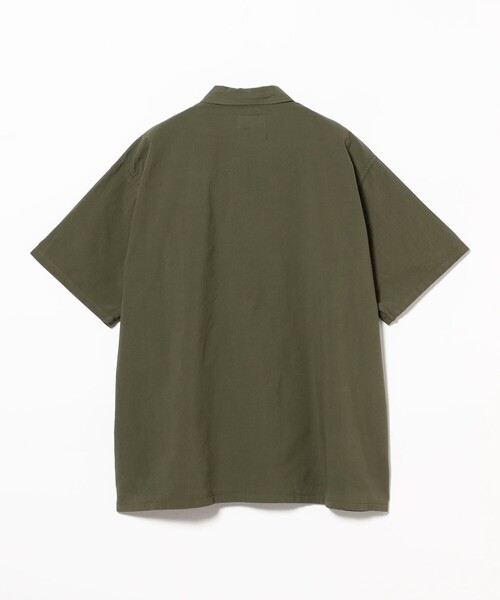 BEAMS PLUS（ビームスプラス）の「テクスチャード リップストップ ミリタリー シャツ（シャツ/ブラウス・メンズ・ネイビー/カーキ/オリーブ・M/L/XL/S）」の15枚目の写真