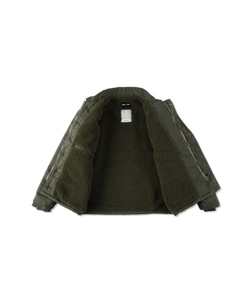 WIND AND SEA(ウィンダンシー)の「MILITARY SURPLUS A2 DECK JACKET(ブルゾン・メンズ・オリーブ・LARGE)」の3枚目の写真