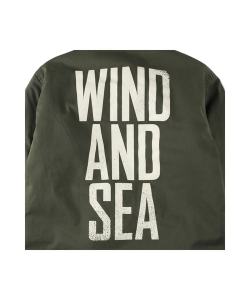 WIND AND SEA(ウィンダンシー)の「MILITARY SURPLUS A2 DECK JACKET(ブルゾン・メンズ・オリーブ・LARGE)」の4枚目の写真