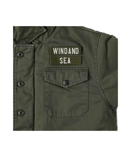 WIND AND SEA(ウィンダンシー)の「MILITARY SURPLUS A2 DECK JACKET(ブルゾン・メンズ・オリーブ・LARGE)」の5枚目の写真