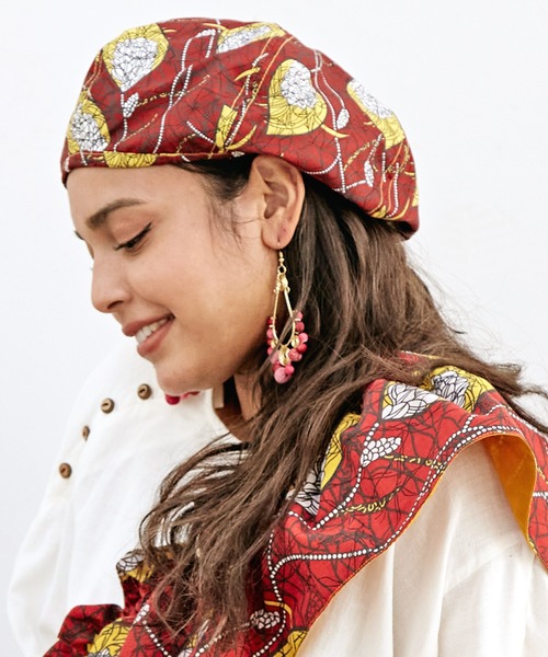 チャイハネ(チャイハネ)の「【チャイハネ】ラフィキリバーシブルベレー帽(ハンチング/ベレー帽・レディース・その他6/その他7/その他8/その他9/その他10/その他1/その他2/その他3/その他4/その他5・FREE)」の8枚目の写真