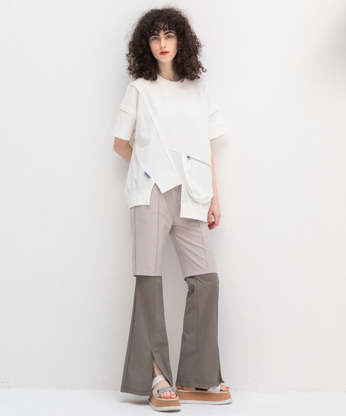 AULA AILA ポケットコンビネーションTシャツ POCKET COMBINATION T-SHIRT — aulaaila