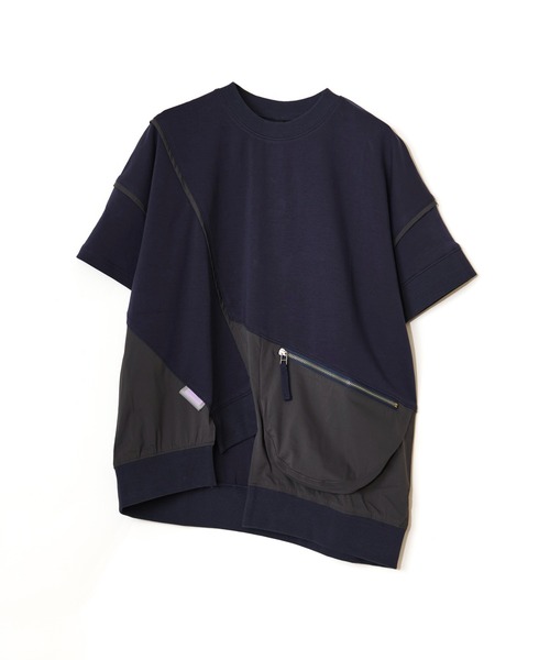 AULA AILA ポケットコンビネーションTシャツ AULA AILA tシャツ ポケットコンビネーションTシャツ レディース