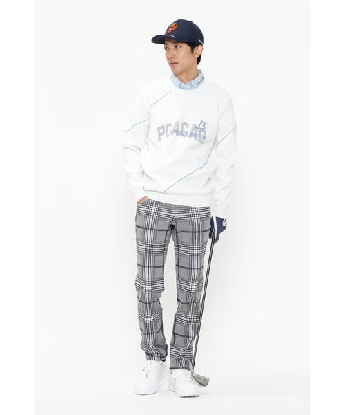 PEARLY GATES】TEXBRID ヘリンボンジャガードチェック柄 パンツ