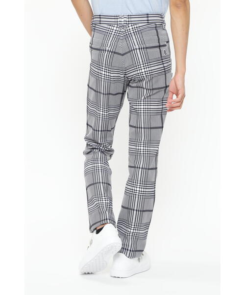 PEARLY GATES】TEXBRID ヘリンボンジャガードチェック柄 パンツ