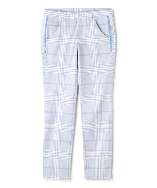 PEARLY GATES】TEXBRID ヘリンボンジャガードチェック柄 パンツ