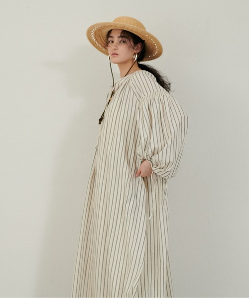 LARUTA ボリュームスリーブワンピース LARUTA ワンピース 「LARUTA」ボリュームスリーブ大人のたっぷり