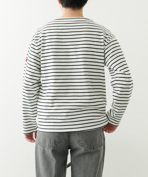 ITEMS URBANRESEARCH（アイテムズ アーバンリサーチ）の「バスクボーダー コットンカットソー（Tシャツ/カットソー・メンズ・ブルー/ホワイト・LARGE/MEDIUM/SMALL）」の7枚目の写真