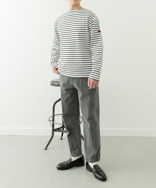 ITEMS URBANRESEARCH（アイテムズ アーバンリサーチ）の「バスクボーダー コットンカットソー（Tシャツ/カットソー・メンズ・ブルー/ホワイト・LARGE/MEDIUM/SMALL）」の8枚目の写真