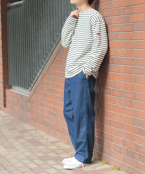 ITEMS URBANRESEARCH（アイテムズ アーバンリサーチ）の「バスクボーダー コットンカットソー（Tシャツ/カットソー・メンズ・ブルー/ホワイト・LARGE/MEDIUM/SMALL）」の12枚目の写真