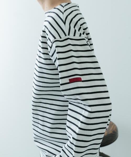 ITEMS URBANRESEARCH（アイテムズ アーバンリサーチ）の「バスクボーダー コットンカットソー（Tシャツ/カットソー・メンズ・ブルー/ホワイト・LARGE/MEDIUM/SMALL）」の15枚目の写真