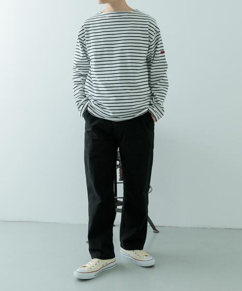 ITEMS URBANRESEARCH（アイテムズ アーバンリサーチ）の「バスクボーダー コットンカットソー（Tシャツ/カットソー・メンズ・ブルー/ホワイト・LARGE/MEDIUM/SMALL）」の16枚目の写真