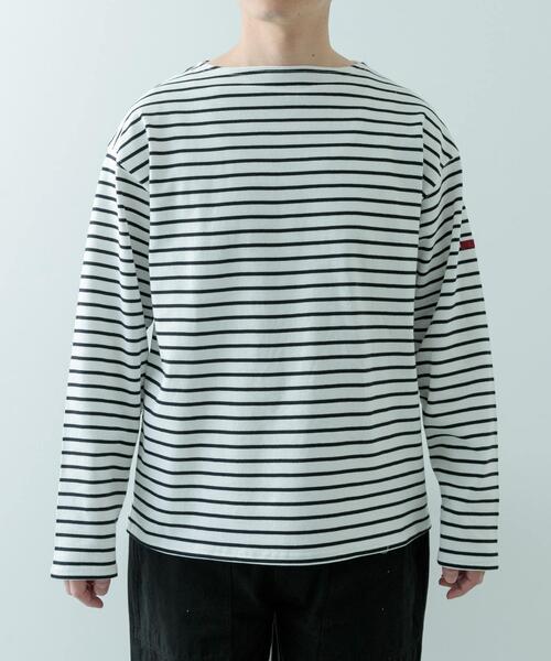 ITEMS URBANRESEARCH（アイテムズ アーバンリサーチ）の「バスクボーダー コットンカットソー（Tシャツ/カットソー・メンズ・ブルー/ホワイト・LARGE/MEDIUM/SMALL）」の17枚目の写真