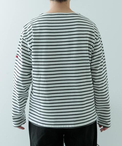 ITEMS URBANRESEARCH（アイテムズ アーバンリサーチ）の「バスクボーダー コットンカットソー（Tシャツ/カットソー・メンズ・ブルー/ホワイト・LARGE/MEDIUM/SMALL）」の19枚目の写真