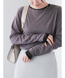 Te chichi TERRASSE | レイヤードセットロングTシャツ《2025spring catalog item》(Tシャツ/カットソー)