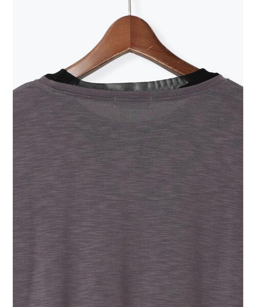 Te chichi TERRASSE(テチチテラス)の「レイヤードセットロングTシャツ《2025spring catalog item》(Tシャツ/カットソー・レディース・チャコールグレー/グレー/オフホワイト・F)」の19枚目の写真