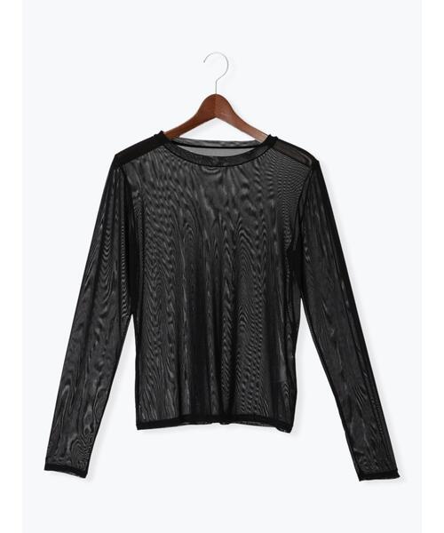 Te chichi TERRASSE(テチチテラス)の「レイヤードセットロングTシャツ《2025spring catalog item》(Tシャツ/カットソー・レディース・チャコールグレー/グレー/オフホワイト・F)」の22枚目の写真