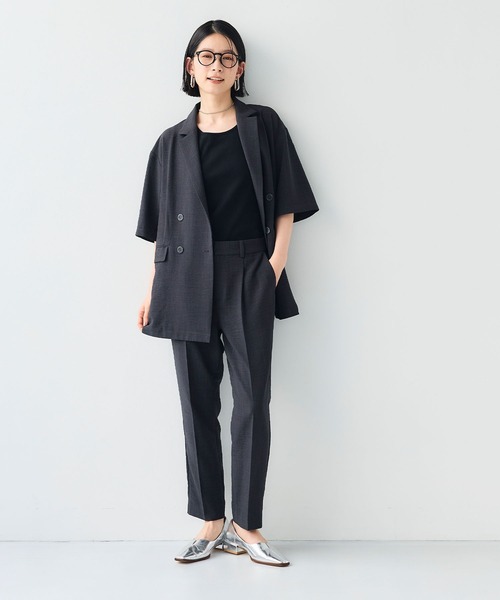 LOUNIE新品⭐️洗える❗️再入荷完売ハーフスリーブジャケットテーラードジャケット 1.jpg