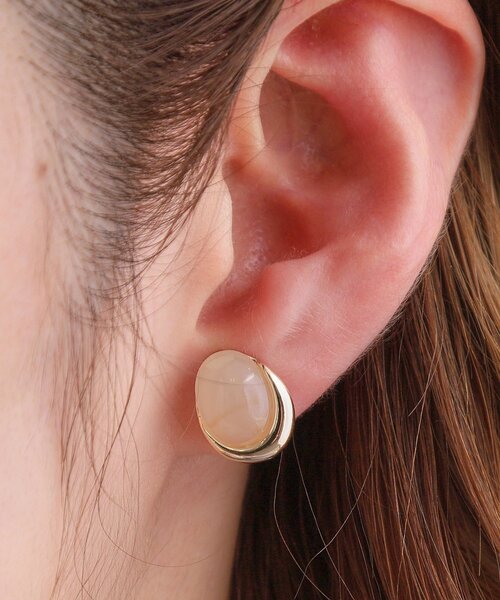 grove（グローブ）の「カラーメタルイヤリング（イヤリング・レディース・シルバー/ゴールド/ピンクゴールド・00）」の7枚目の写真