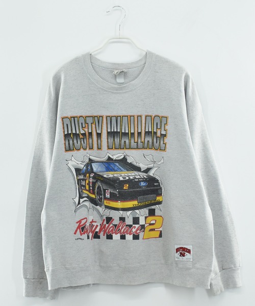 VINTAGE（ヴィンテージ）の「【ヴィンテージ古着】90’s NUTMEG “Rusty Wallace #2” レーシング スウェット USA製（スウェット・メンズ・グレー・X-LARGE）」の8枚目の写真
