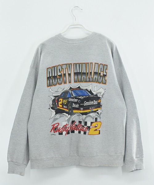 VINTAGE（ヴィンテージ）の「【ヴィンテージ古着】90’s NUTMEG “Rusty Wallace #2” レーシング スウェット USA製（スウェット・メンズ・グレー・X-LARGE）」の9枚目の写真