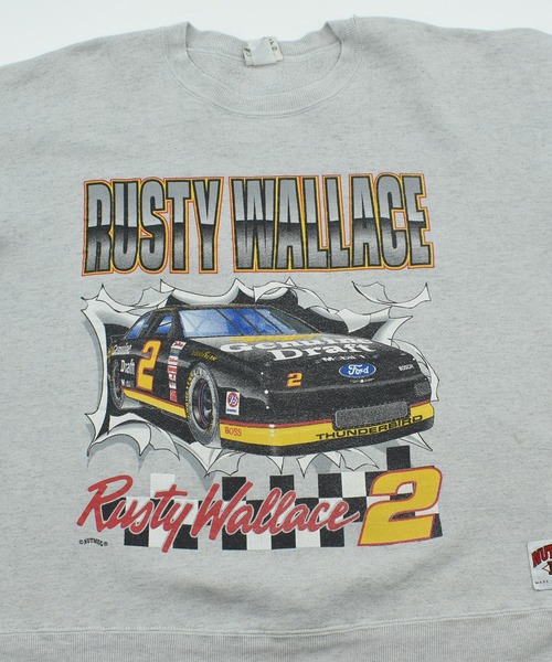 VINTAGE（ヴィンテージ）の「【ヴィンテージ古着】90’s NUTMEG “Rusty Wallace #2” レーシング スウェット USA製（スウェット・メンズ・グレー・X-LARGE）」の10枚目の写真