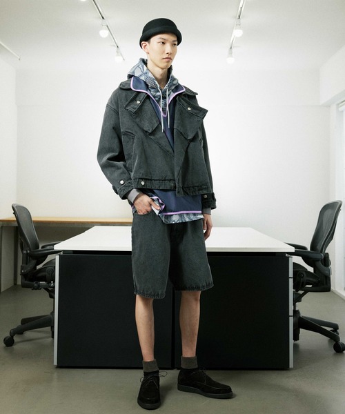 PHINGERIN（フィンガリン）の「6PK DENIM SHORTS（デニムパンツ・メンズ・ブラック/サックスブルー・M/L）」の3枚目の写真