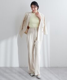 natural couture | osono綿麻ハイウエストパンツ(その他パンツ)