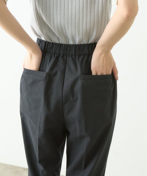 natural couture（ナチュラルクチュール）の「osono綿麻ハイウエストパンツ（その他パンツ・レディース・ネイビー/ブラック/ライトベージュ・MEDIUM/SMALL/LARGE）」の19枚目の写真