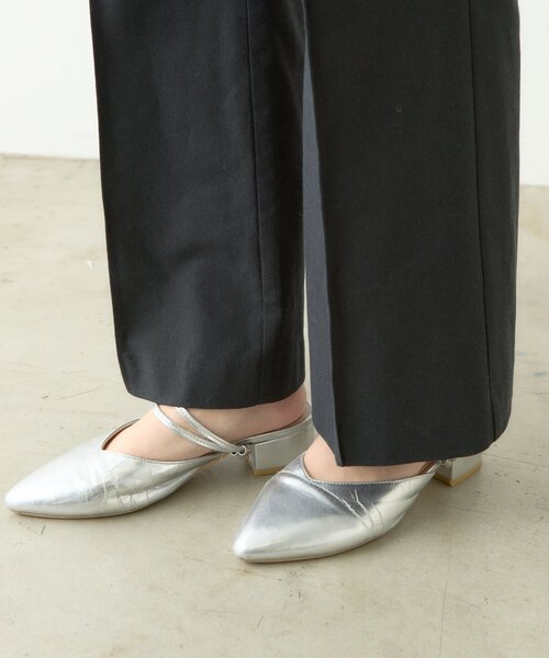 natural couture（ナチュラルクチュール）の「osono綿麻ハイウエストパンツ（その他パンツ・レディース・ネイビー/ブラック/ライトベージュ・MEDIUM/SMALL/LARGE）」の21枚目の写真