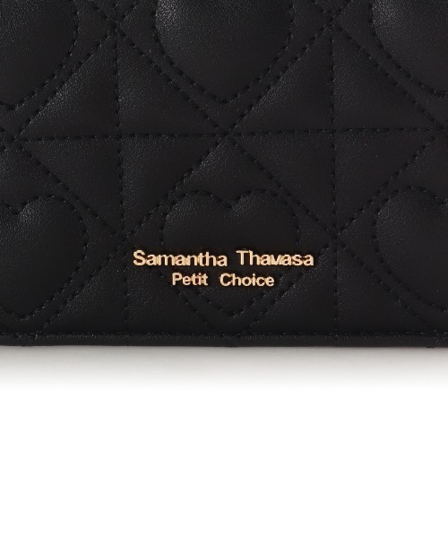 Samantha Thavasa Petit Choice(サマンサタバサ プチチョイス)の「ハートキルト ミニ財布(財布・レディース・ブラック/ピンクベージュ/グレイッシュベージュ・FREE)」の6枚目の写真