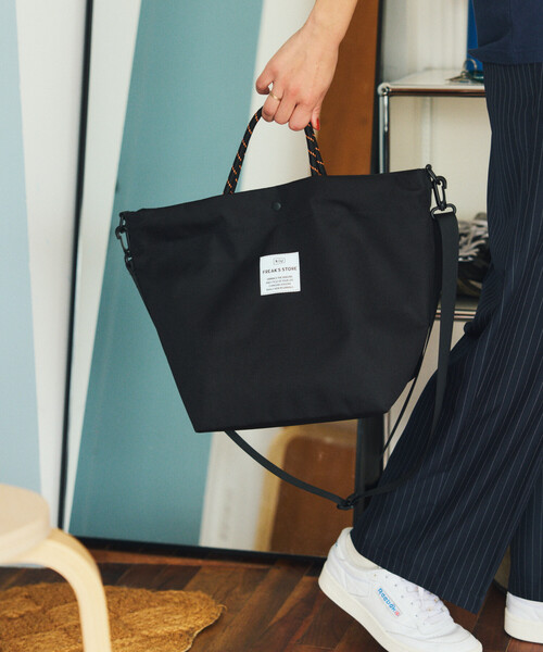 KiU(キウ)の「KiU×FREAK'S STORE/キウ×フリークスストア 別注 2WAY 600D TOTE BAG 600D トートバッグ 撥水(トートバッグ・レディース・レオパード/ベージュ/ブラック・ONE SIZE)」の17枚目の写真