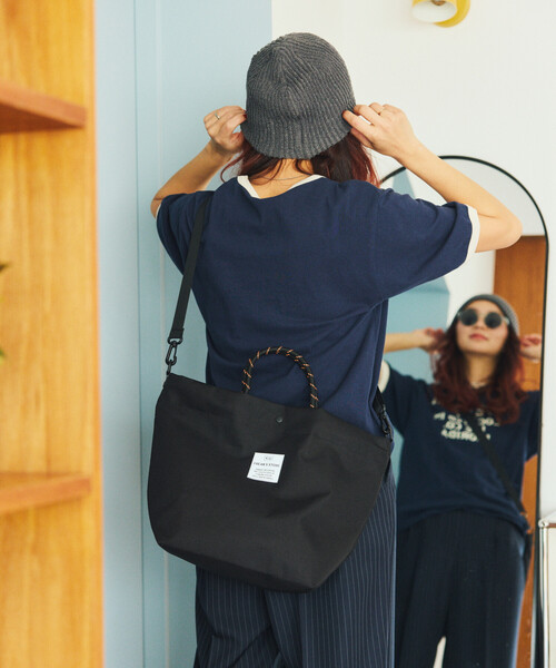 KiU(キウ)の「KiU×FREAK'S STORE/キウ×フリークスストア 別注 2WAY 600D TOTE BAG 600D トートバッグ 撥水(トートバッグ・レディース・レオパード/ベージュ/ブラック・ONE SIZE)」の16枚目の写真