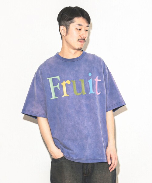 FRUIT OF THE LOOM / Fade Print T-Shirt（Tシャツ/カットソー