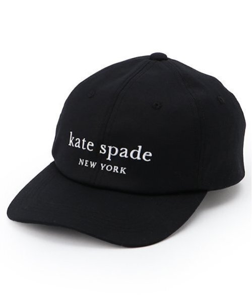 新品● Kate Spade ケイトスペード　ロゴ刺繍　キャップ　ネイビー　白 セール】ロゴキャップ（キャップ）｜kate spade new york kids