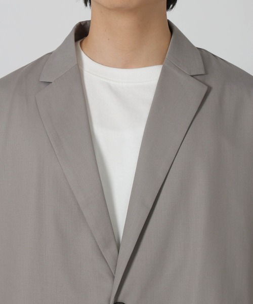 LAKOLE（ラコレ）の「TRルーズジャケット半袖 / 288150（テーラードジャケット・メンズ・ブラック/グレー/ネイビー/サンドグレー・MEDIUM/LARGE）」の13枚目の写真